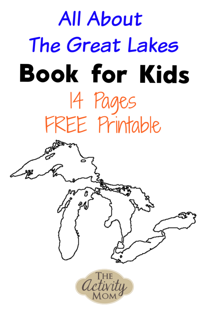 Second grade worksheet featuring trivia questions about the 5 Great Lakes