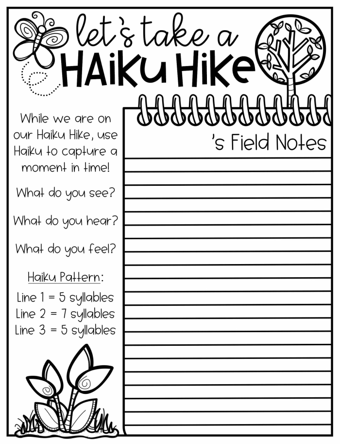 Compose a Haiku worksheet for young poets in second grade, image 12 Second grader writing a haiku poem on a worksheet about history
