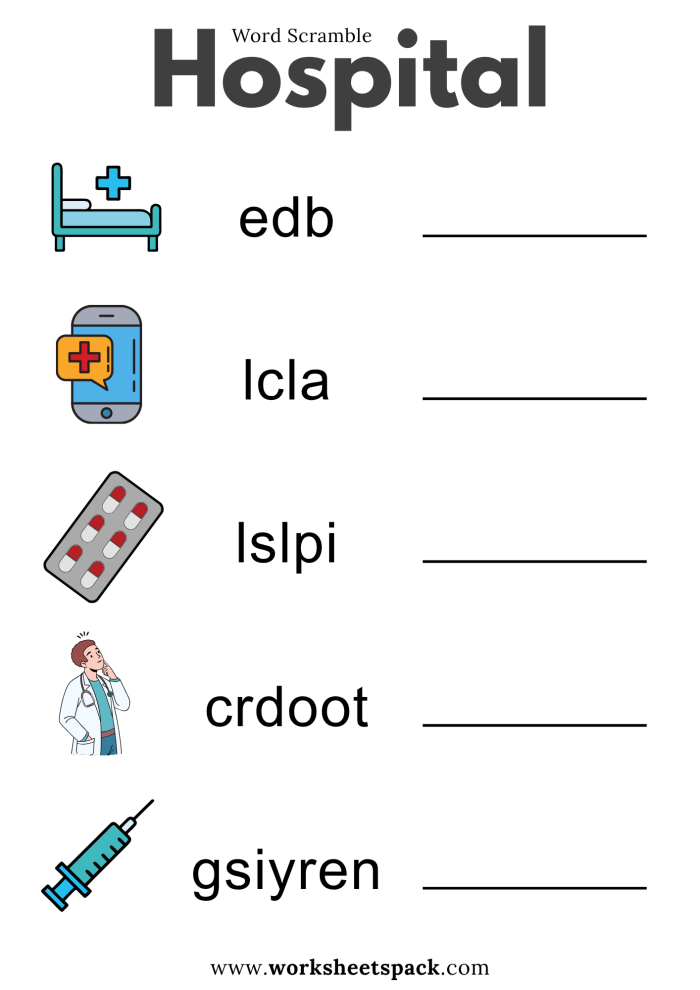 Printable hospital craft for creating a paper city in data and graphing activities Second Grade Build a City Hospital worksheet featuring a foldable mini hospital model