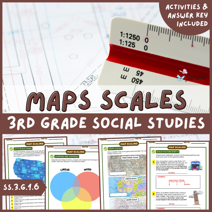 Educational Map Scale worksheet for second graders learning phonics skills Second Grade phonics worksheet focusing on understanding map scale concepts