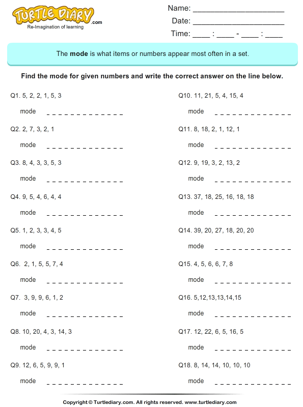 Second grade students completing a survey worksheet about favorite desserts to practice finding the mode in data
