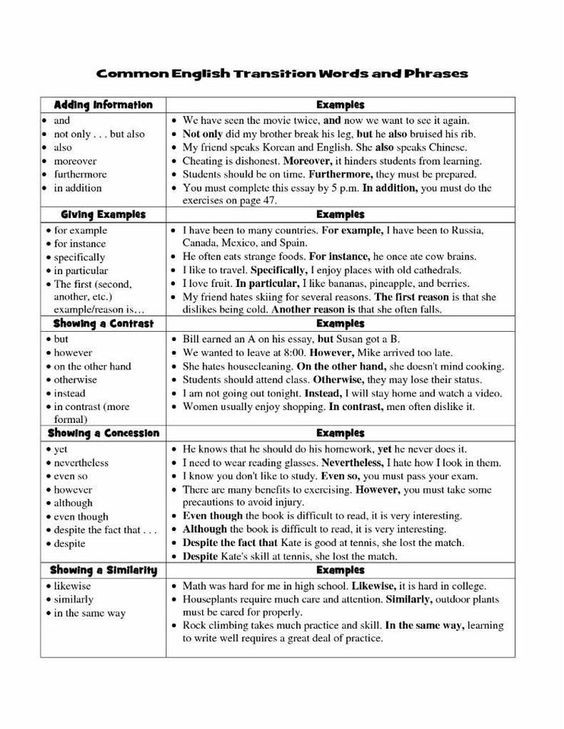 Worksheet featuring narrative transition words for the ugly duckling story
