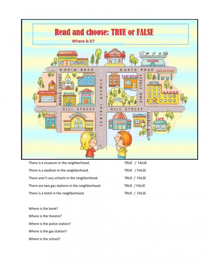 Printable phonics activity for practicing parts of speech in a fun way Neighborhood Nouns worksheet designed for second graders to learn about common nouns