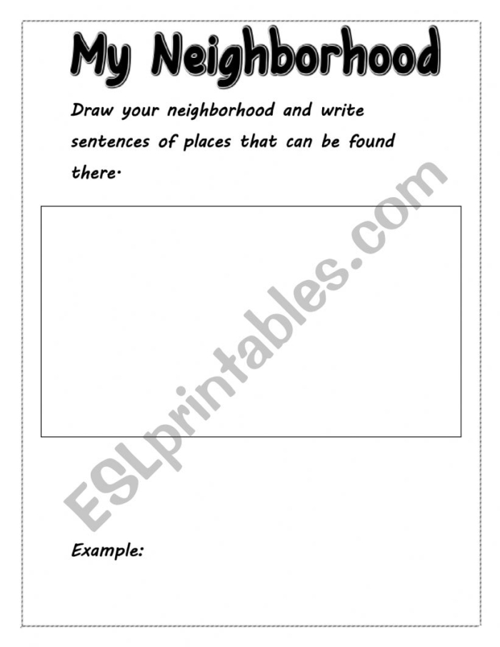 Interactive phonics activity to enhance noun recognition and usage Neighborhood Nouns worksheet for second graders focusing on common nouns