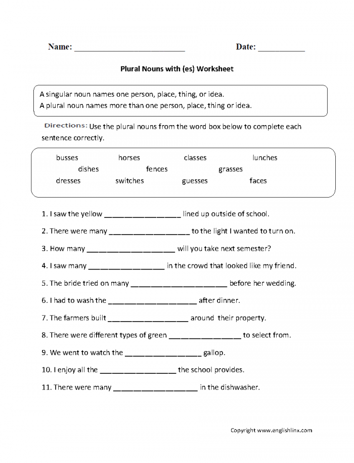 Engaging noun practice sheet for 1st and 2nd grade reading skills development Colorful noun review worksheet for second graders practicing parts of speech