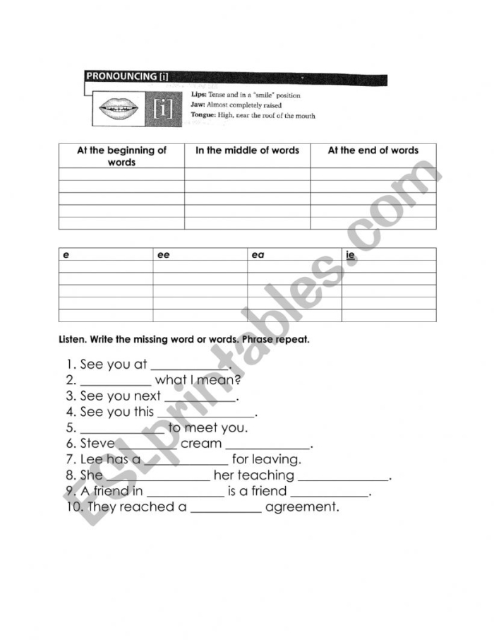 Interactive activity for matching words with their correct pronunciations Second grade English pronunciation worksheet focusing on phonetic spelling and word matching