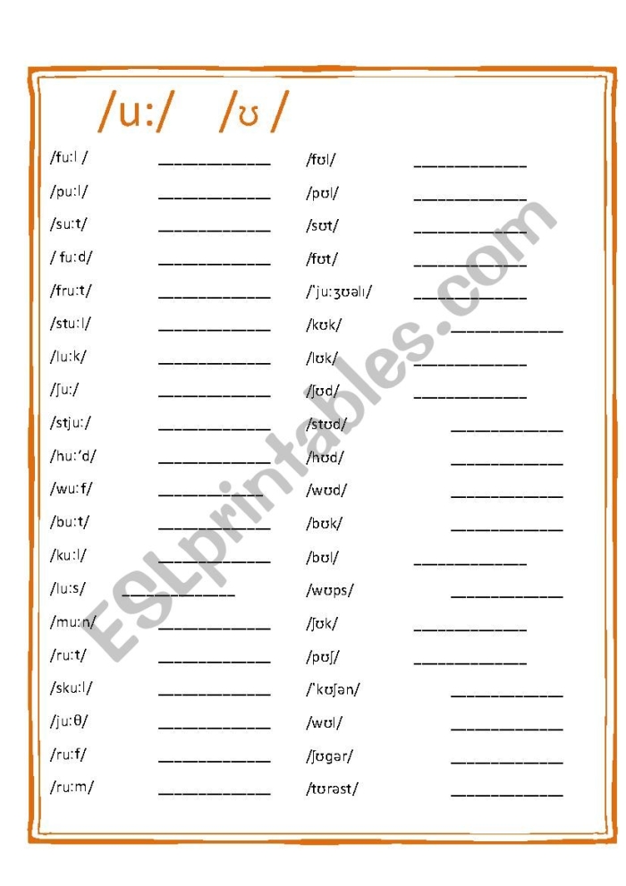 Grammar and Mechanics worksheet for Second Grade English pronunciation worksheet for second graders featuring phonetic spellings and matching activities. Engaging exercise to help young readers master word pronunciations.