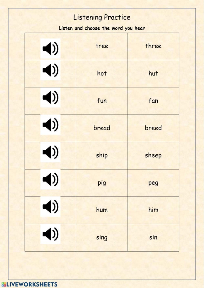 Worksheet activity for matching words with their correct pronunciations English Pronunciation worksheet for second graders focusing on phonetic spellings