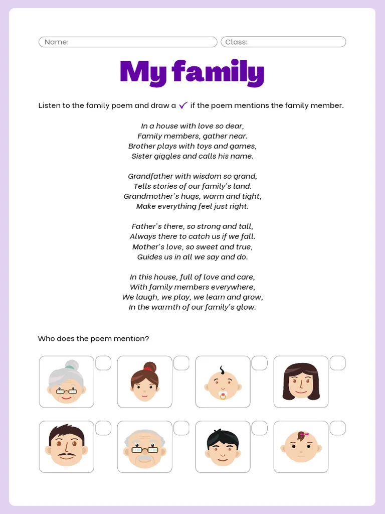 Phonics poem activity focusing on -er, -ir, and -ur word families for young learners Second grade students completing a phonics worksheet with -er, -ir, and -ur family words in a poem format