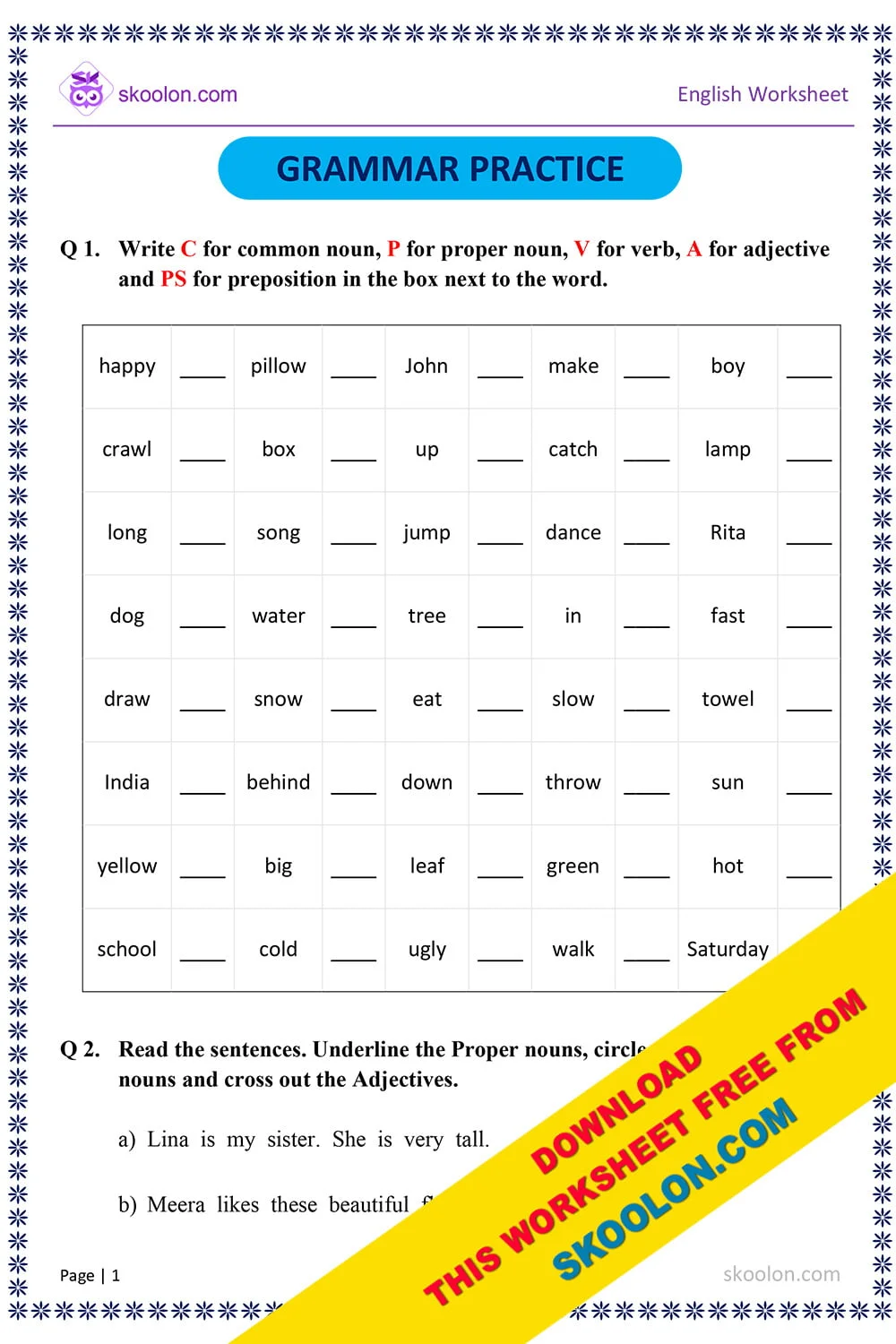 Practice worksheet for plural nouns focused on second graders, image 7 Second grade students completing a worksheet on forming plural nouns