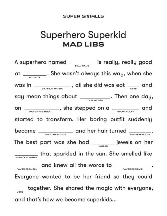 Rabbit Mad Libs worksheet for second graders featuring playful adverbs and adjectives