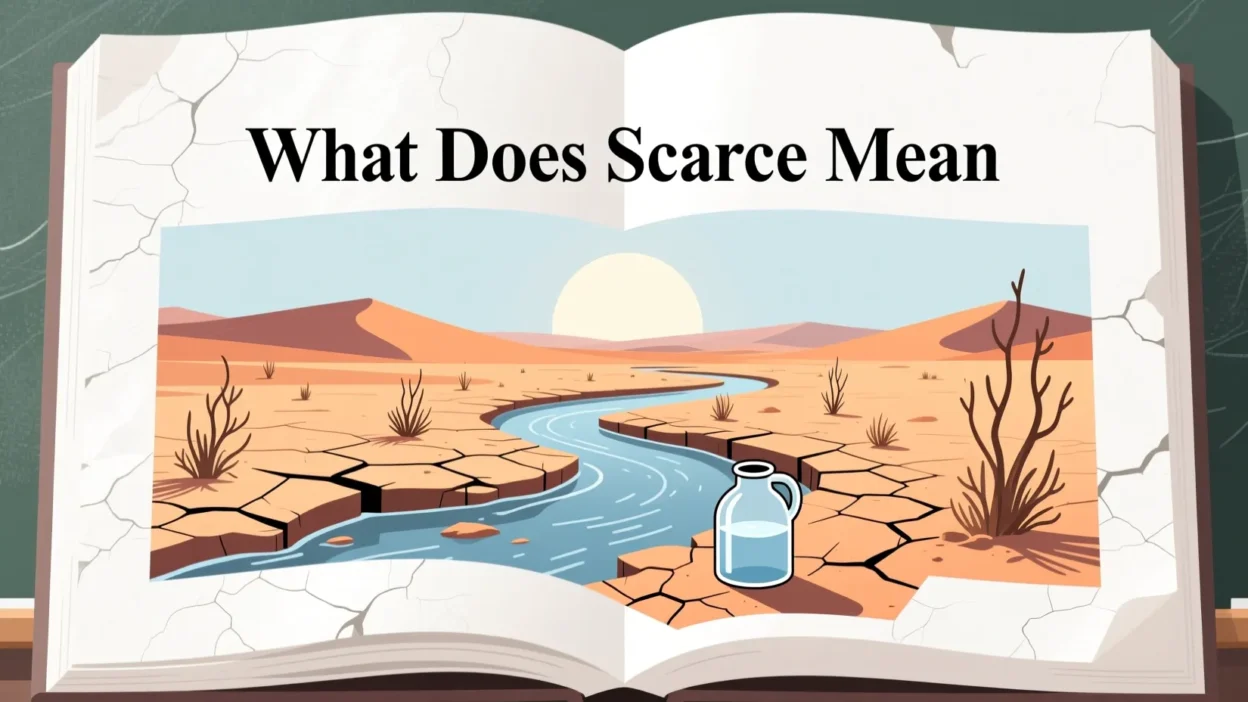 worksheet illustrating the meaning of scarcity in everyday life for second graders