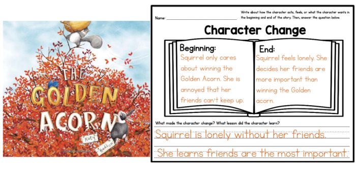 Second Grade worksheet for practicing character feelings sequence with transition words