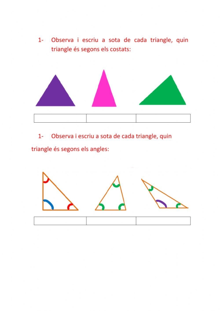 Second Grade worksheet featuring colorful plane figures for shape recognition practice