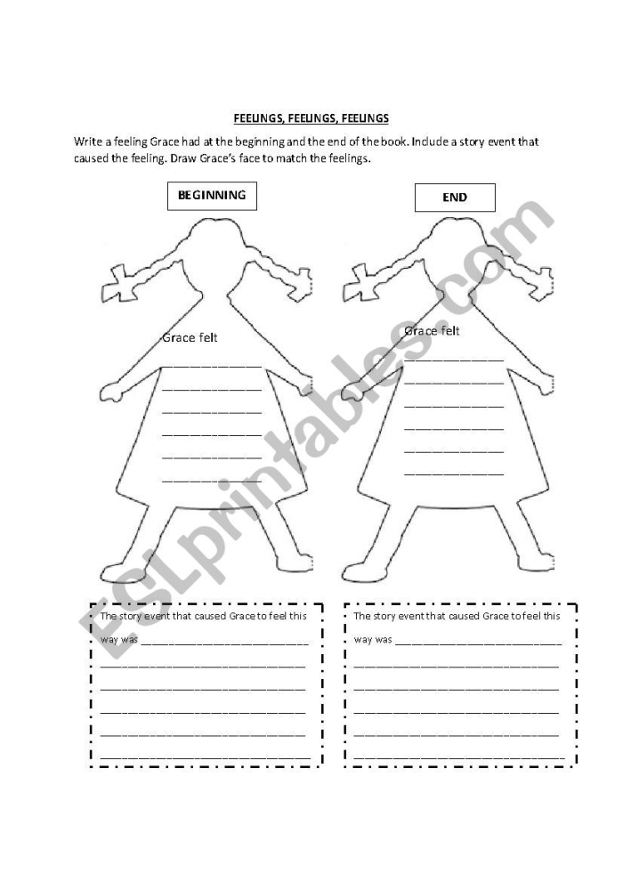 Second grade alphabet worksheet focusing on character changes order using transition words
