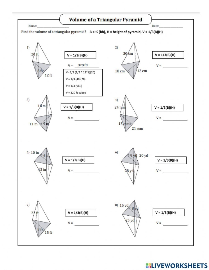 Square Pyramid Craft Activity for Learning Shapes in Second Grade Second grade student coloring and assembling a 3D square pyramid craft from a printed worksheet template