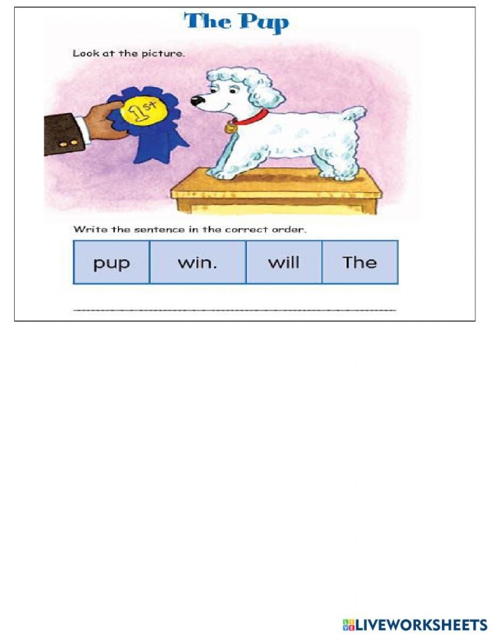 Engaging Sentence Mix-Up Game worksheet for data and graphing in fourth grade, image 8 Fourth grade students collaborating on a Sentence Mix-Up Game worksheet focused on sentence structure and teamwork