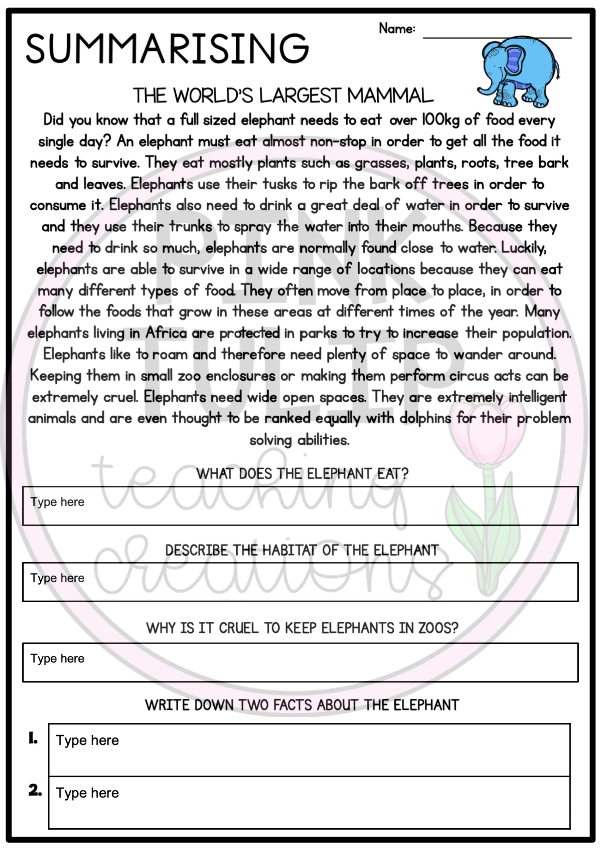 Sequence word practice on a fourth grade reading worksheet for summarizing stories Fourth grade students working on a summarizing with sequence words worksheet featuring a fairy tale story