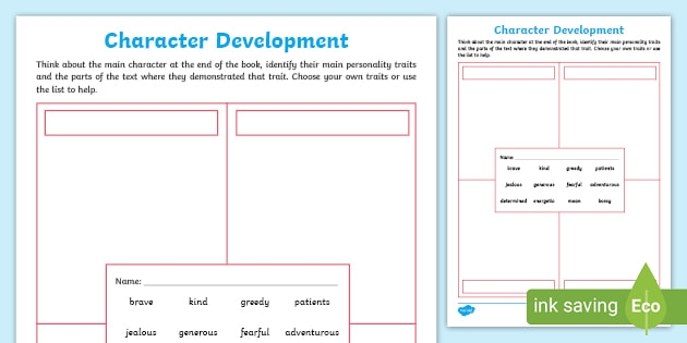 Second grade worksheet on sequencing character emotions with transition words