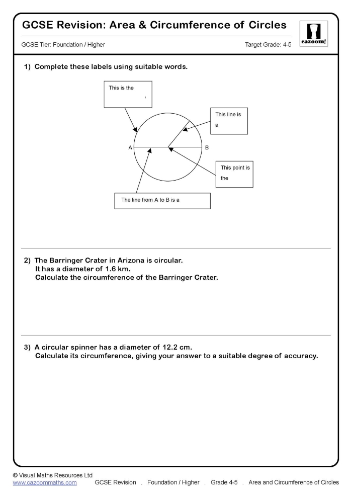 Riley's Renovation worksheet featuring scale drawing, area, and circumference tasks for seventh graders