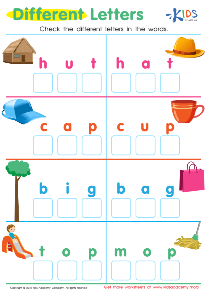 Sight word recognition activity using made up words for first graders First grade worksheet with made up words for sight word practice