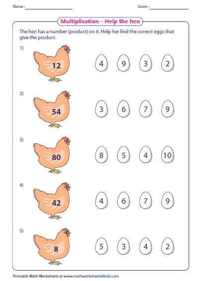 Engaging multiplication practice for kids featuring a fun broccoli design Broccoli-themed multiplication worksheet for third graders to practice simple math skills