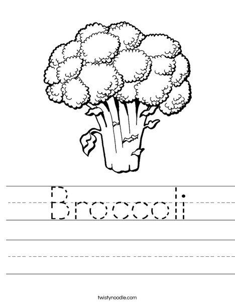Engaging multiplication practice for kids featuring broccoli illustrations Broccoli-themed multiplication worksheet designed for third graders