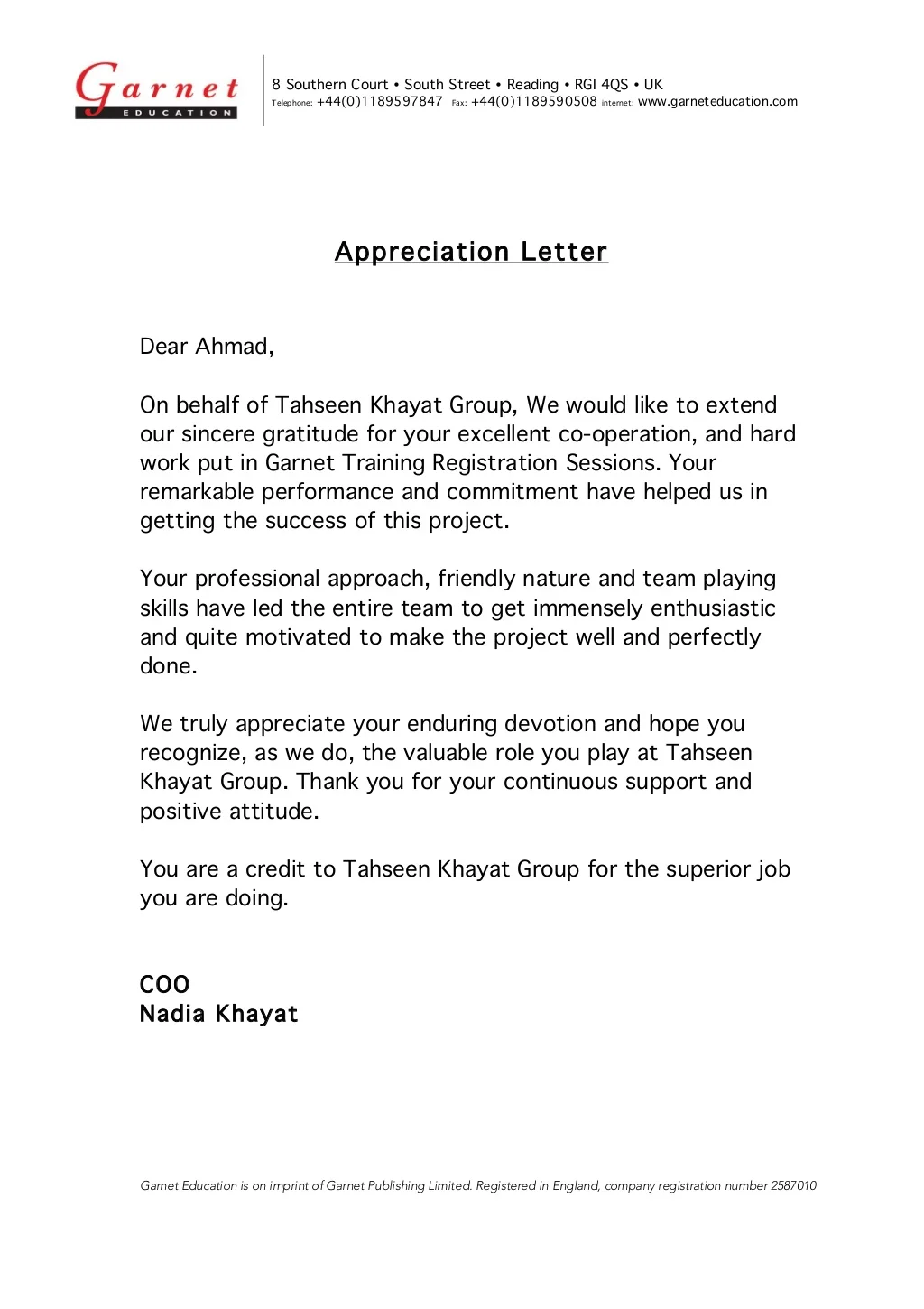 Write a Letter of Appreciation worksheet for middle school students Worksheet featuring a prompt to write a letter of appreciation for sixth graders