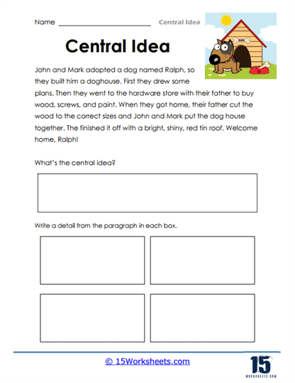Reading worksheet for Sixth Grade Worksheet for sixth graders on literary nonfiction response prompts focusing on central ideas. Central Ideas Writing Worksheet for Literary Nonfiction - Image 20