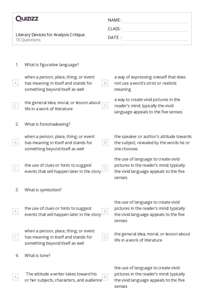 Literary response worksheet for sixth graders analyzing character perspectives in a story