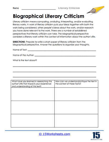 Literary response worksheet for sixth graders analyzing characters' points of view
