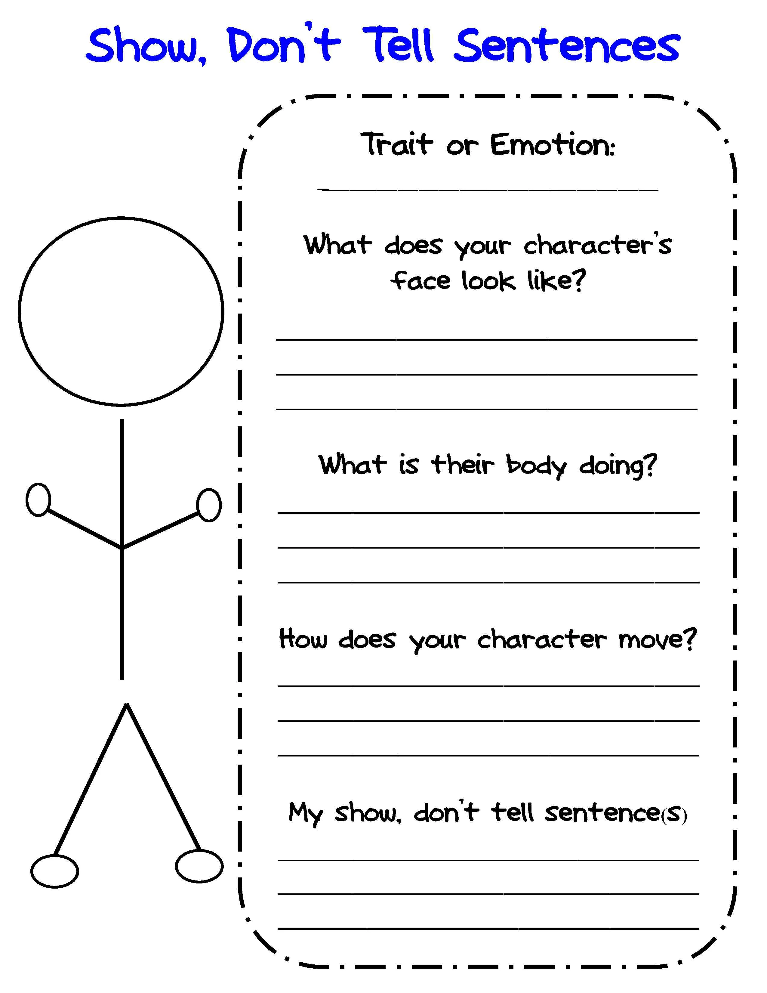 Narrative Writing Organizer for Personal Growth and Reflection worksheet image 4 Sixth grade student using a narrative writing graphic organizer focused on learning from mistakes