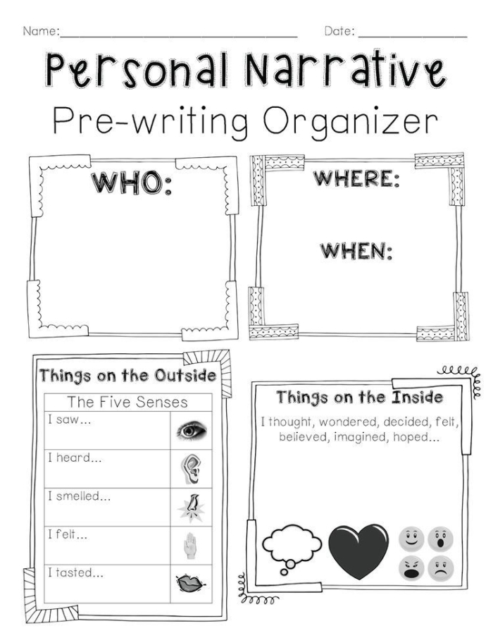 Narrative Writing Graphic Organizer for Growth Mindset and Personal Story Planning, Image 3 Sixth grade student using a narrative writing graphic organizer to reflect on learning from mistakes