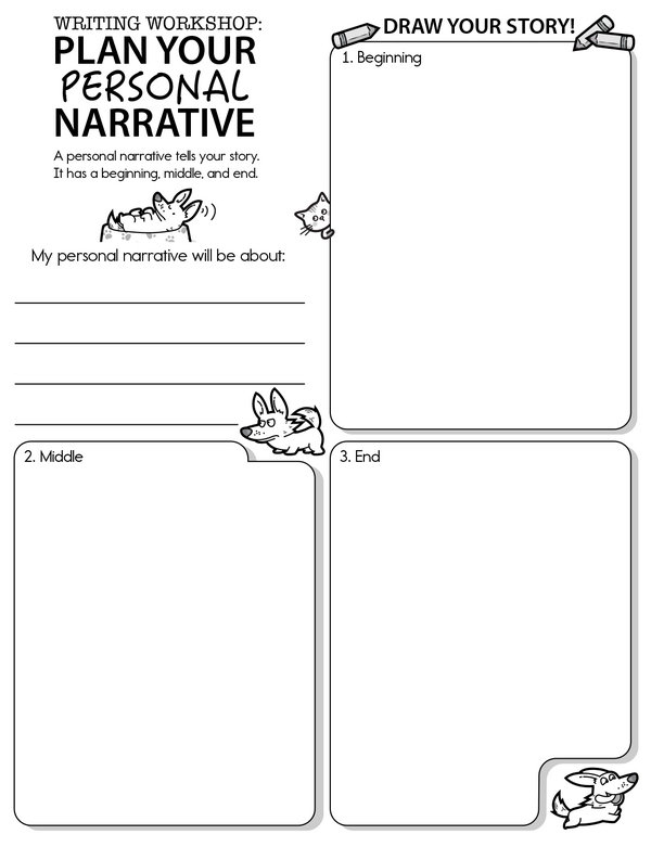 Narrative Writing Graphic Organizer for Personal Growth and Story Planning in Sixth Grade Sixth grade student using a narrative writing graphic organizer to reflect on learning from mistakes