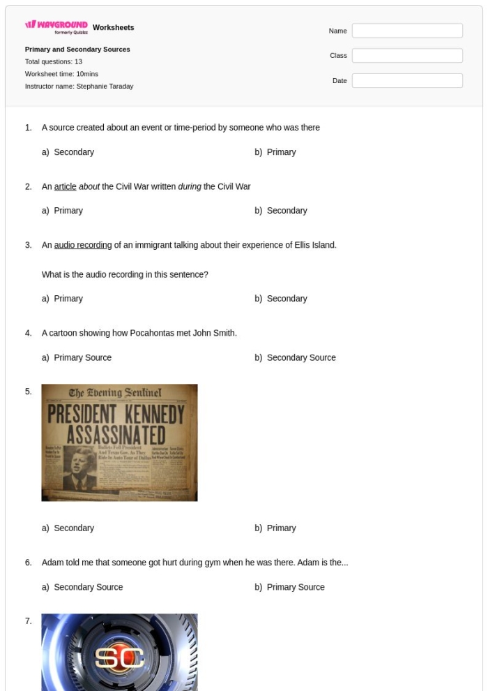 Primary Source Analysis worksheet featuring the Join, or Die cartoon for sixth grade social studies