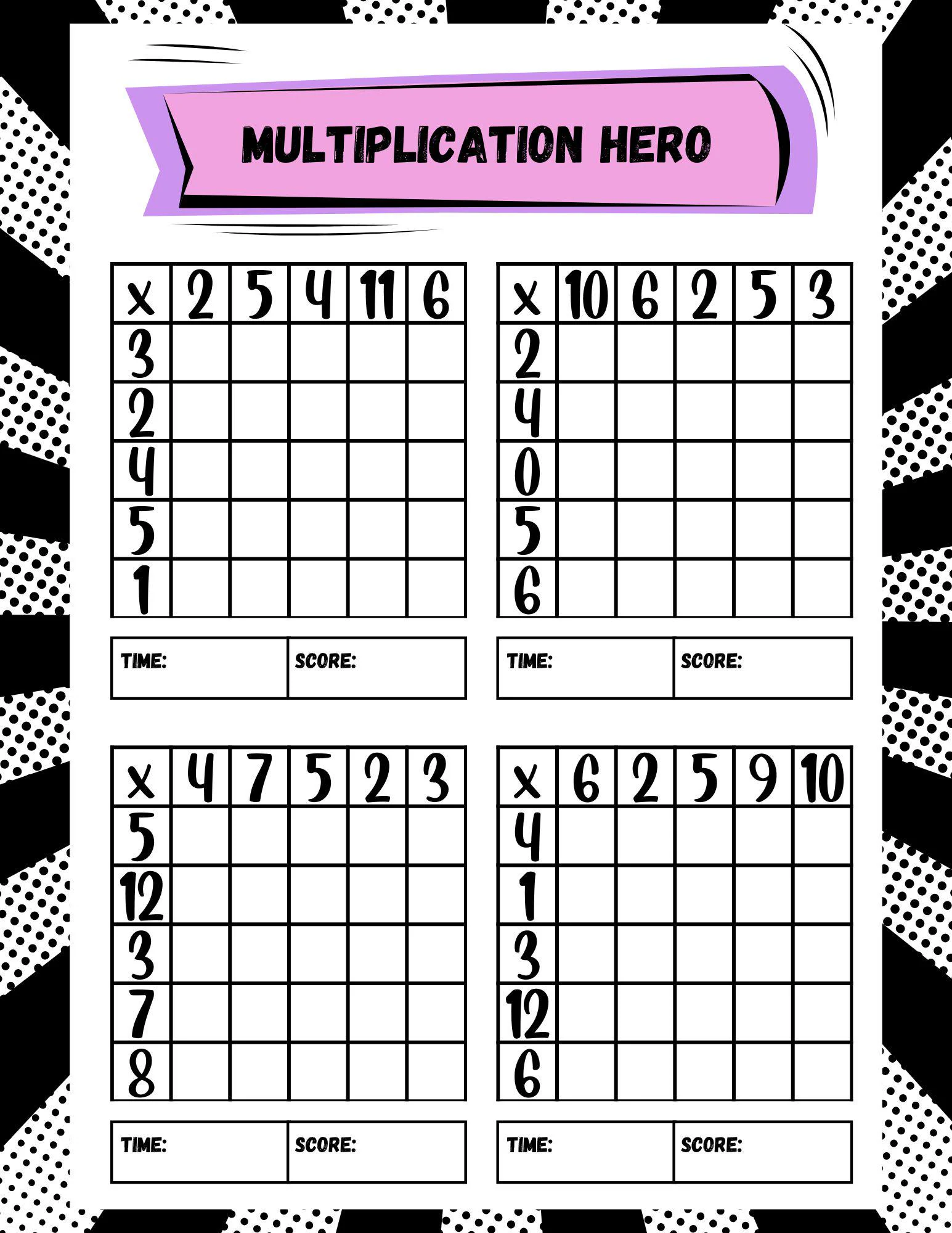 Snack Time Multiplication Practice Problems for Elementary Math Learners Third grade students solving snack-themed multiplication word problems on a math practice worksheet