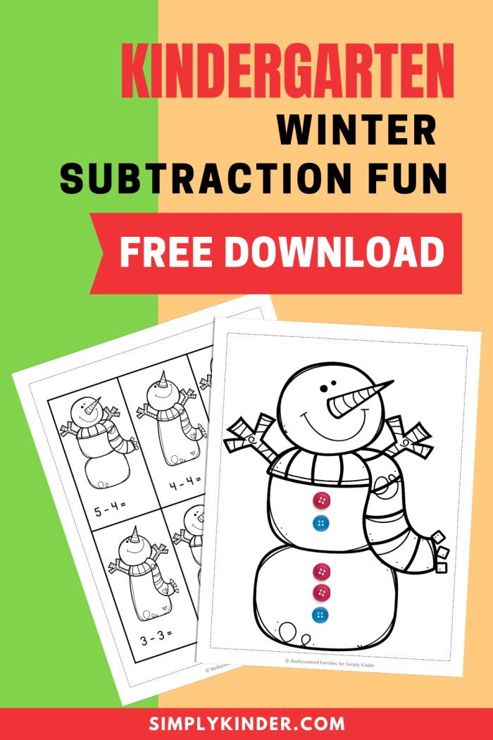 Snowy Subtraction exercise for third graders practicing subtraction skills Third Grade math worksheet with 12 snowy-themed three-digit subtraction problems
