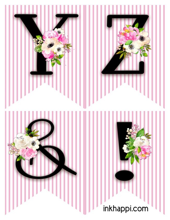 First Grade String a Spring Banner worksheet with flowers and springtime images to color and hang