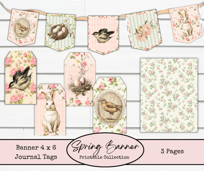 First Grade String a Spring Banner worksheet with colorful flowers and springtime images to color and decorate
