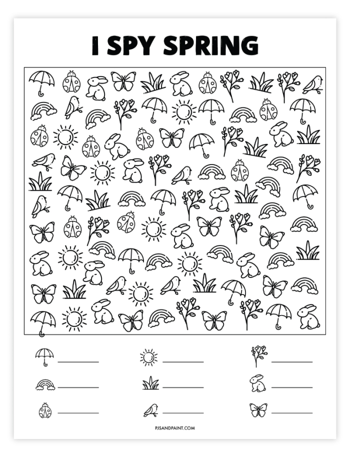 Preschooler circling spring clothes on a What Do You Wear in the Spring worksheet for phonics
