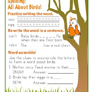 Spring into Spelling: Engaging Days of the Week Worksheet for Kids Colorful worksheet designed to teach children the days of the week in a fun way