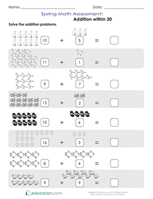 Colorful worksheet featuring fruit and vegetable themed subtraction problems for kindergarten students