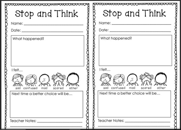 Teaching Others to STOP Mindfulness Method Worksheet for Elementary Students Fourth grade students learning the STOP mindfulness technique with a worksheet guide for teaching others