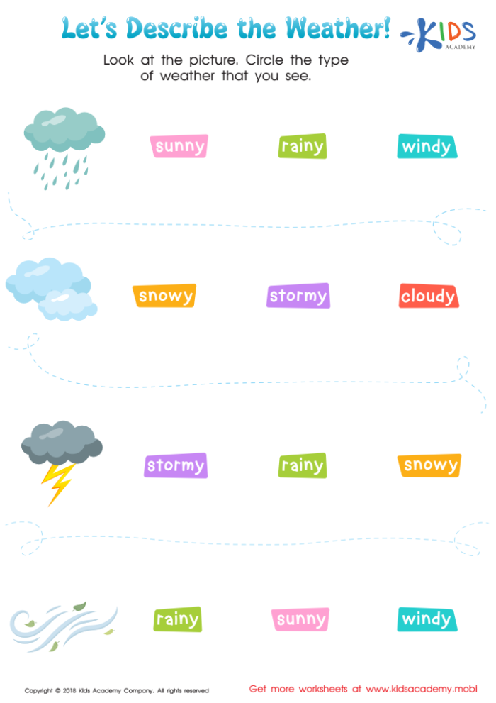 Life Science activity on weather effects with flow chart diagrams for grade 5 Fifth grade worksheet showing flow charts of storm impacts in life science