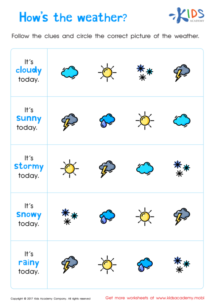 Flow chart activity for understanding weather effects on the environment, image 9 Fifth grade worksheet showing flow charts of storm impacts in life science class