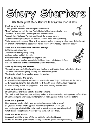 Story Starters worksheet designed to spark creativity in young writers Engaging worksheet for first graders featuring fun story starters about multiplication