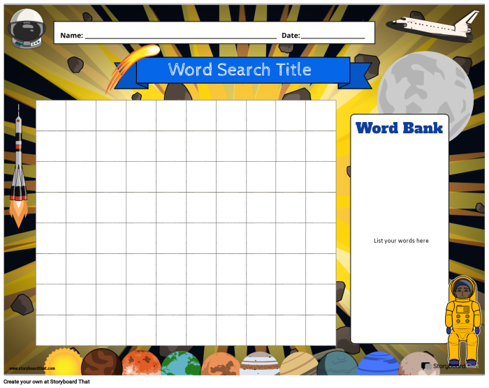 Space-themed subtraction word search for first graders with an outer space adventure flair, image 22 First Grade Outer Space Word Search worksheet focusing on subtraction vocabulary and spelling skills
