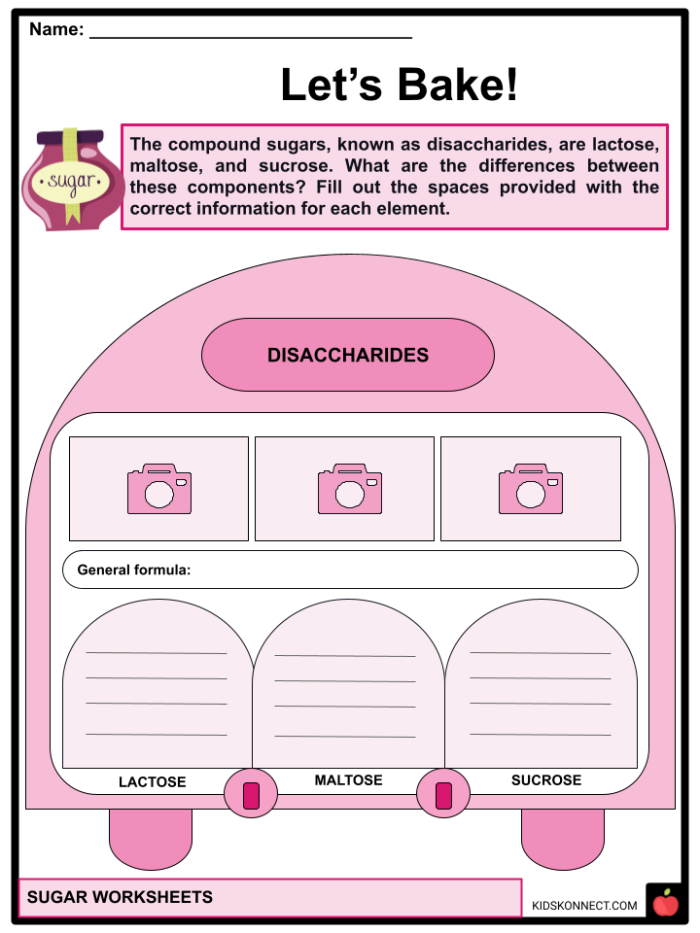 Sugar and Spice worksheet designed for third graders to enhance comprehension skills