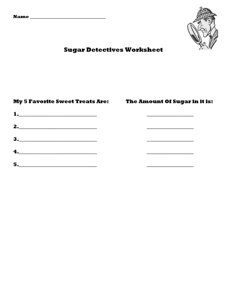 Sugar and Spice worksheet designed for third graders to enhance their reading comprehension skills