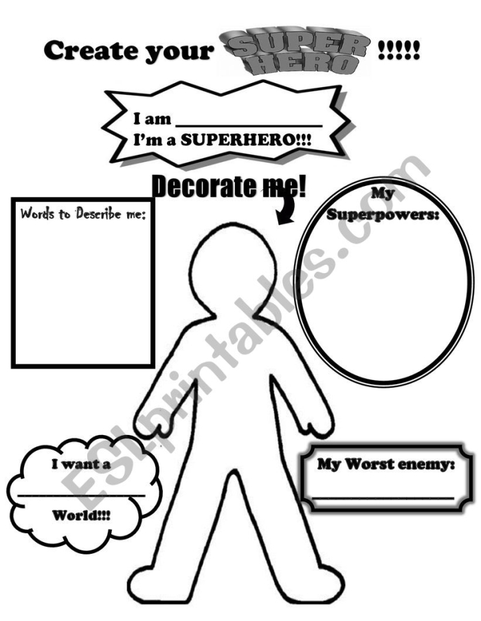 Engaging Super Hero Supporting Details activity for young writers 21 Second grade worksheet featuring superheroes to practice supporting details